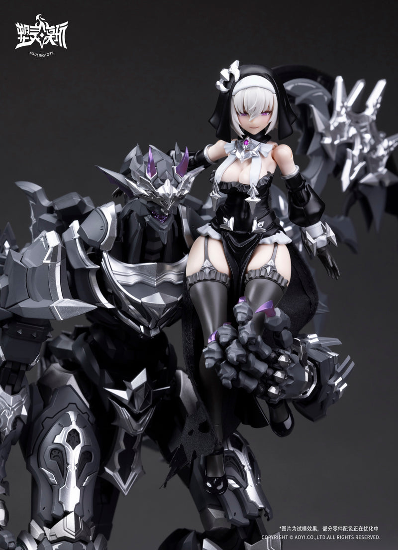 [PREORDER] Souling Toys The Sin of Dark Moon 1/12 Black Moon Lilithia & Sin Statue Gord Model Kit