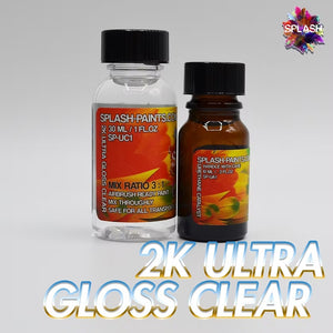 Splash Paints 2K 2 Part Ultra Clear Coat - Clear Coat 30ml + Catalyst 10ml