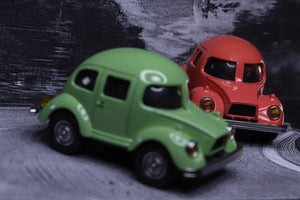 Zaktle - Zaku Inspired Mini Car Model Twin Set Green & Red