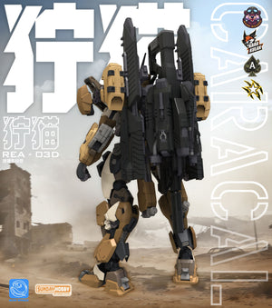 [PREORDER] Ming Jiang Legend & Blue Whales 1/100 REA-03D Caracal Desert Tactics Mecha Model Kit