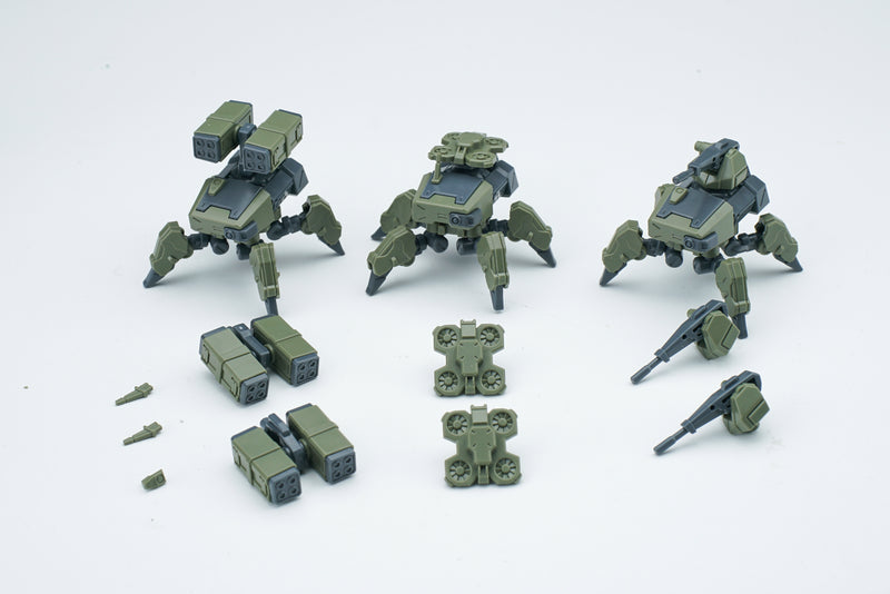 Sheik Mainland 1/144 MAC18 Super Cavalry Wolf Spider Squad Green Version Model Kit
