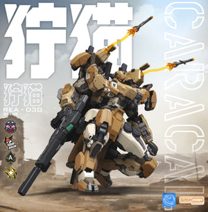 [PREORDER] Ming Jiang Legend & Blue Whales 1/100 REA-03D Caracal Desert Tactics Mecha Model Kit