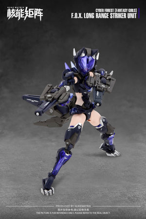 Nuke Matrix 1/12 CF01 F.O.X. Long-Range Striker Unit Vivienne Hayha Model Kit