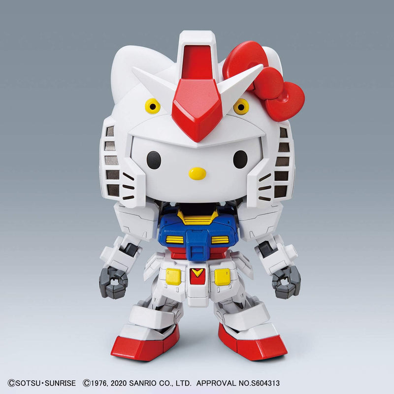 Bandai SD Gundam EX-Standard Non-scale RX-78-2 Gundam & Hello Kitty Model Kit