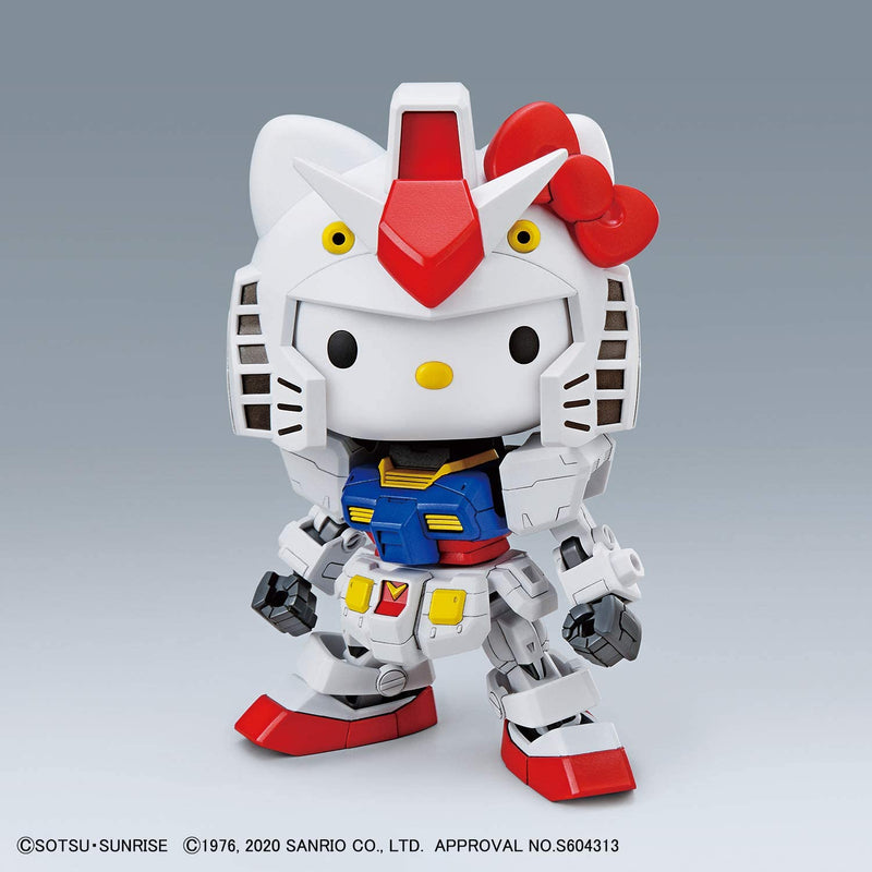 Bandai SD Gundam EX-Standard Non-scale RX-78-2 Gundam & Hello Kitty Model Kit