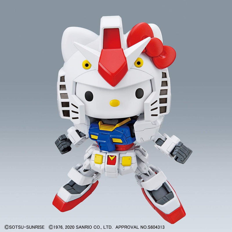 Bandai SD Gundam EX-Standard Non-scale RX-78-2 Gundam & Hello Kitty Model Kit