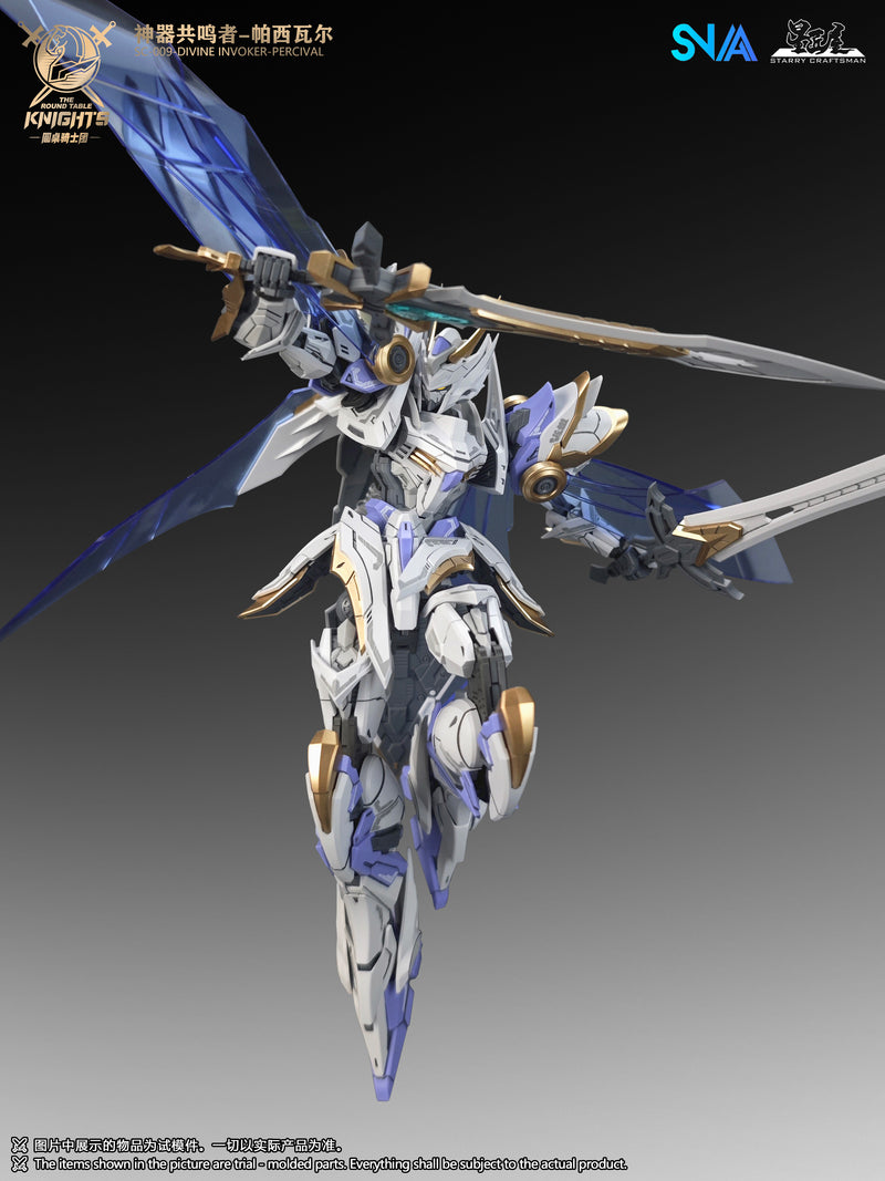 SNAA Model Kit 1/144 – Divine Invoker Percival, 16 Cm Con Articolazioni Mobili, Per Appassionati Dai 15 Anni In Su