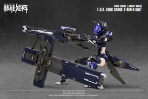 Nuke Matrix 1/12 CF01 F.O.X. Long-Range Striker Unit Vivienne Hayha Model Kit