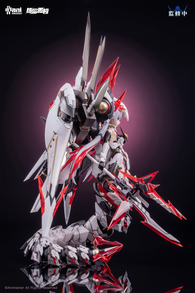 [BACKORDER] Animester x Nuclear Gold Reconstruction 1/12 Polaris Star White 紫微星·白 Mecha Musume Model Kit