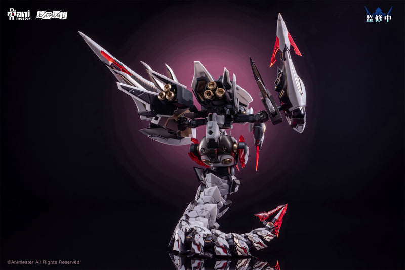 [BACKORDER] Animester x Nuclear Gold Reconstruction 1/12 Polaris Star White 紫微星·白 Mecha Musume Model Kit