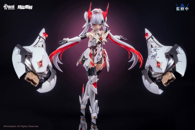 [BACKORDER] Animester x Nuclear Gold Reconstruction 1/12 Polaris Star White 紫微星·白 Mecha Musume Model Kit