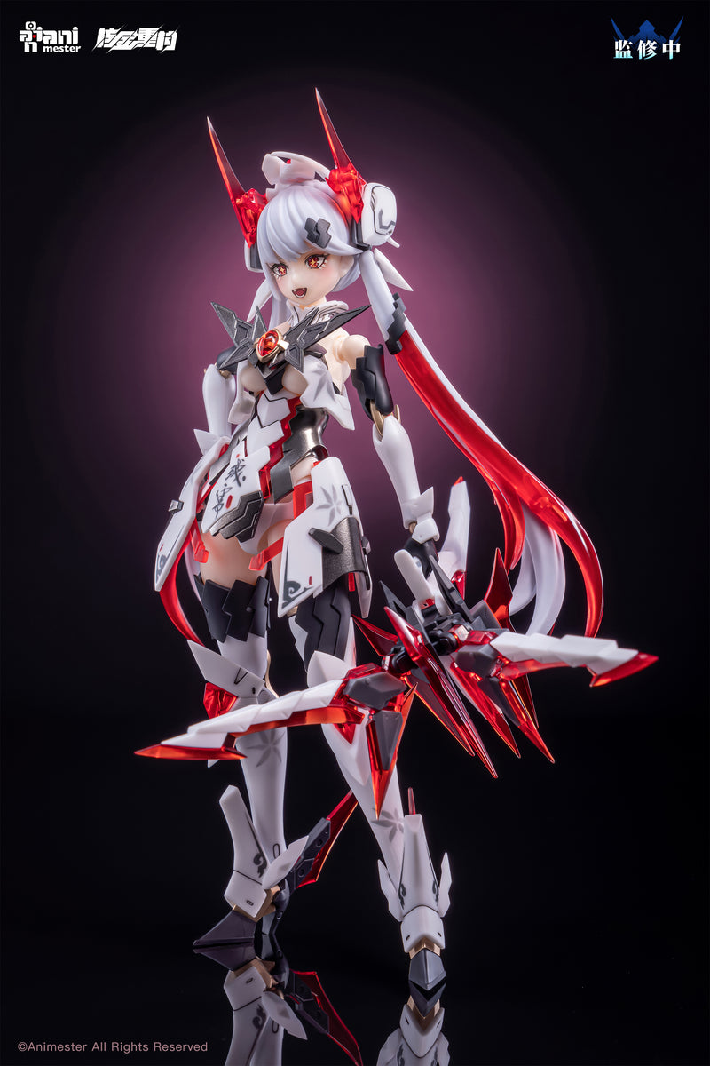 [BACKORDER] Animester x Nuclear Gold Reconstruction 1/12 Polaris Star White 紫微星·白 Mecha Musume Model Kit