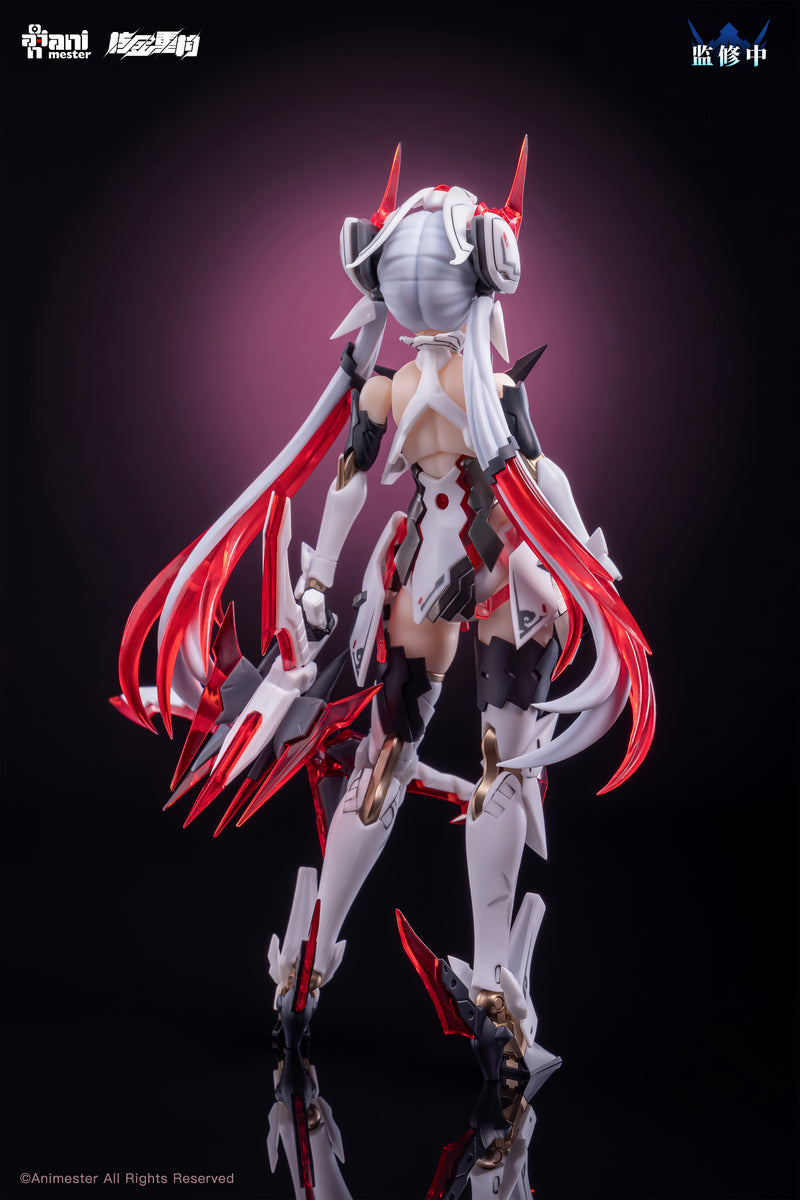 [BACKORDER] Animester x Nuclear Gold Reconstruction 1/12 Polaris Star White 紫微星·白 Mecha Musume Model Kit