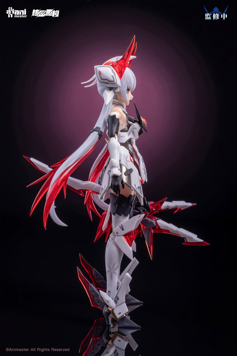 [BACKORDER] Animester x Nuclear Gold Reconstruction 1/12 Polaris Star White 紫微星·白 Mecha Musume Model Kit