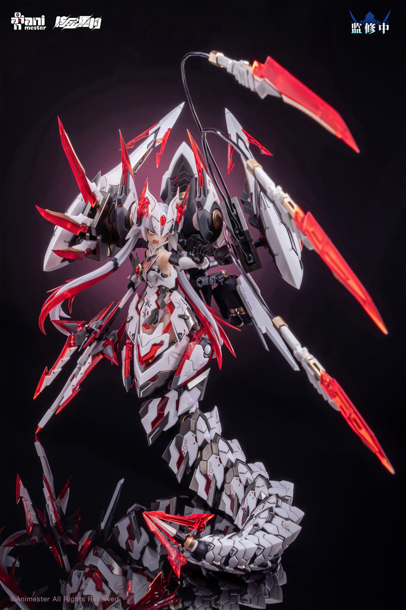 [BACKORDER] Animester x Nuclear Gold Reconstruction 1/12 Polaris Star White 紫微星·白 Mecha Musume Model Kit