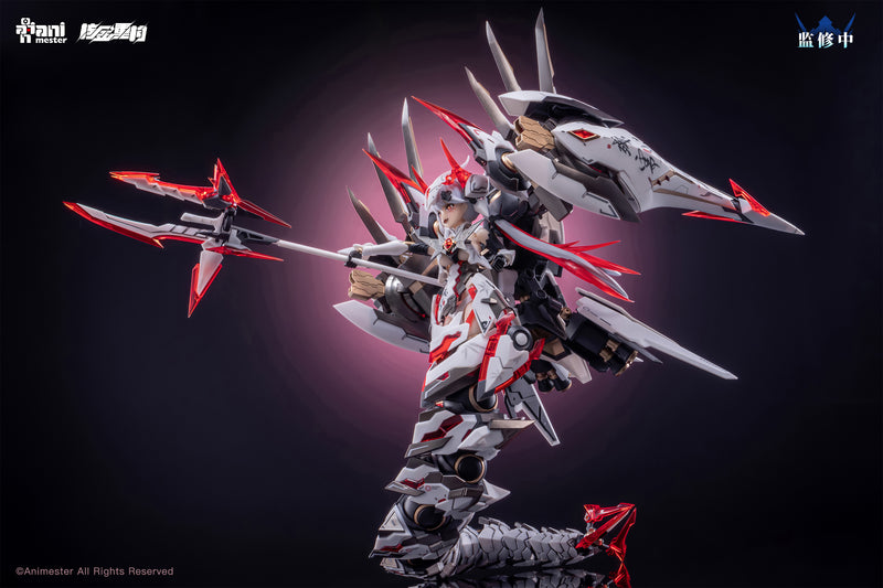 [BACKORDER] Animester x Nuclear Gold Reconstruction 1/12 Polaris Star White 紫微星·白 Mecha Musume Model Kit
