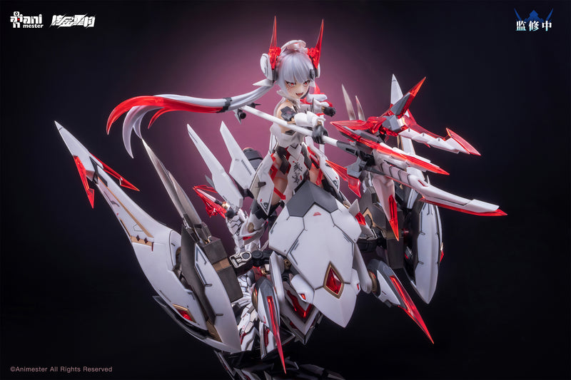 [BACKORDER] Animester x Nuclear Gold Reconstruction 1/12 Polaris Star White 紫微星·白 Mecha Musume Model Kit