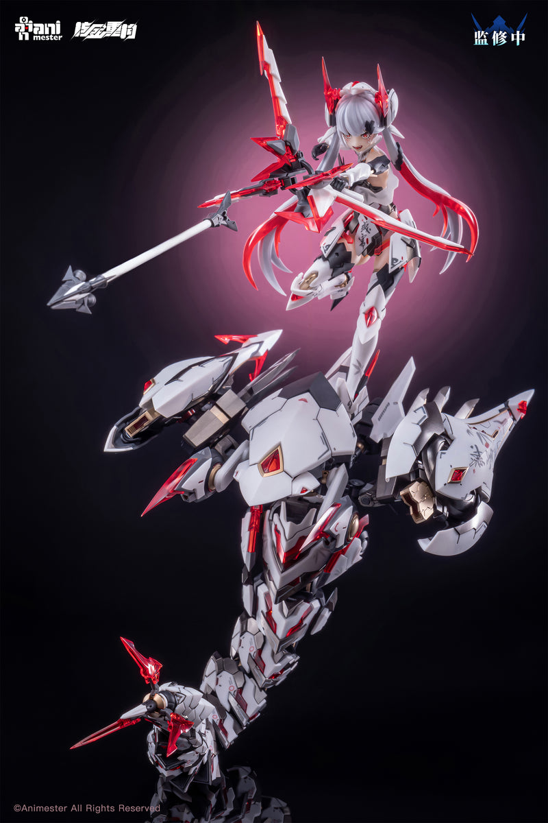 [BACKORDER] Animester x Nuclear Gold Reconstruction 1/12 Polaris Star White 紫微星·白 Mecha Musume Model Kit