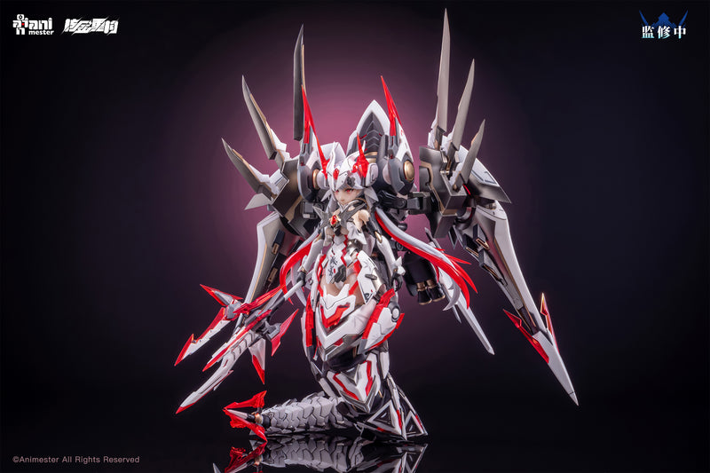 [BACKORDER] Animester x Nuclear Gold Reconstruction 1/12 Polaris Star White 紫微星·白 Mecha Musume Model Kit