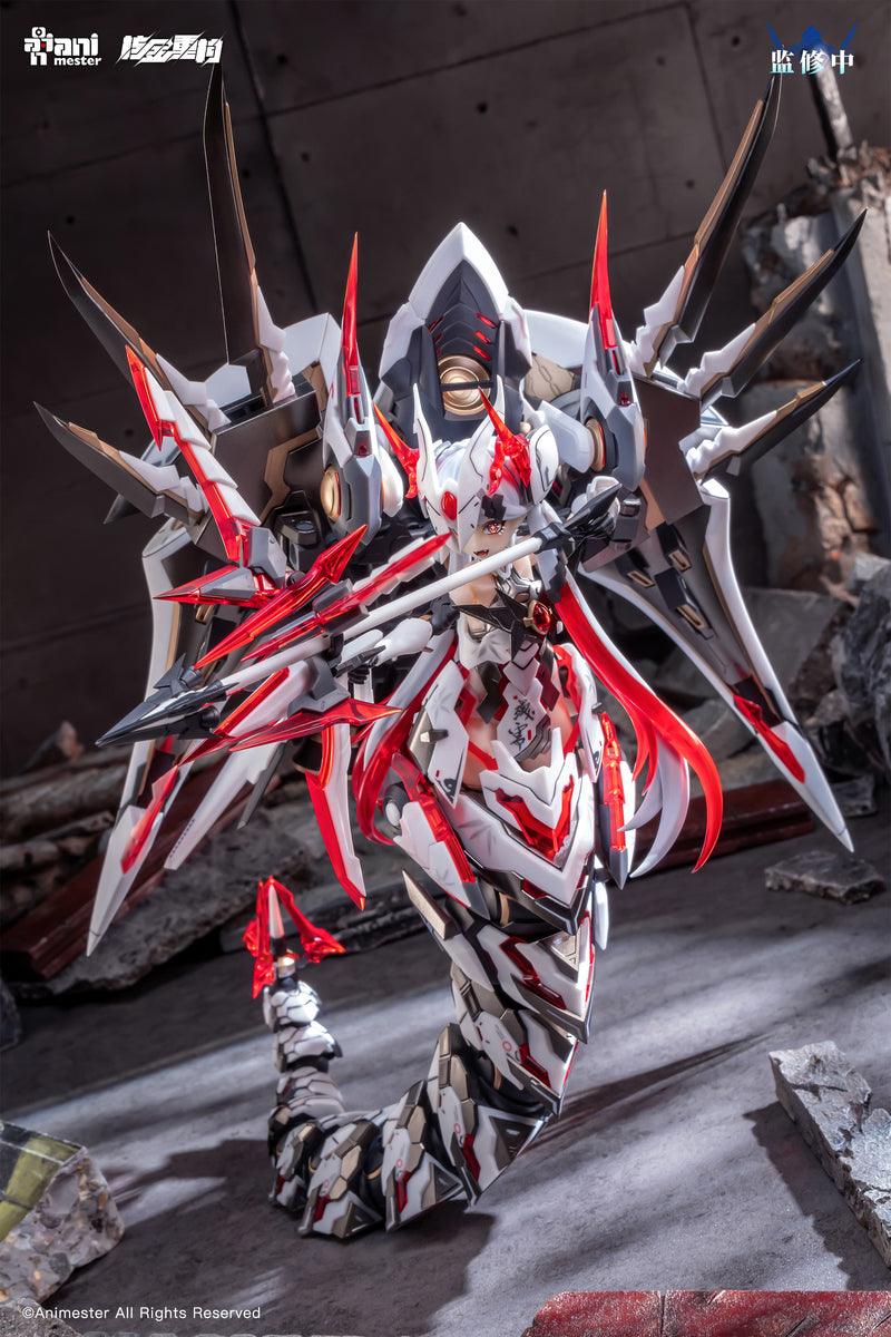 [BACKORDER] Animester x Nuclear Gold Reconstruction 1/12 Polaris Star White 紫微星·白 Mecha Musume Model Kit