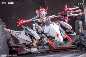 Animaster Model Kit Animester x Nuclear Gold Reconstruction 1/12 Polaris Star White Mecha ...