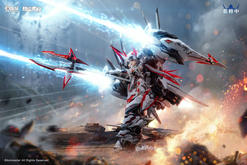[BACKORDER] Animester x Nuclear Gold Reconstruction 1/12 Polaris Star White 紫微星·白 Mecha Musume Model Kit