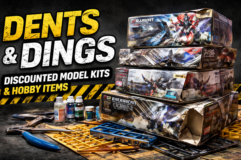 Dents & Dings – Discounted Model Kits & Hobby Items with Box Damage