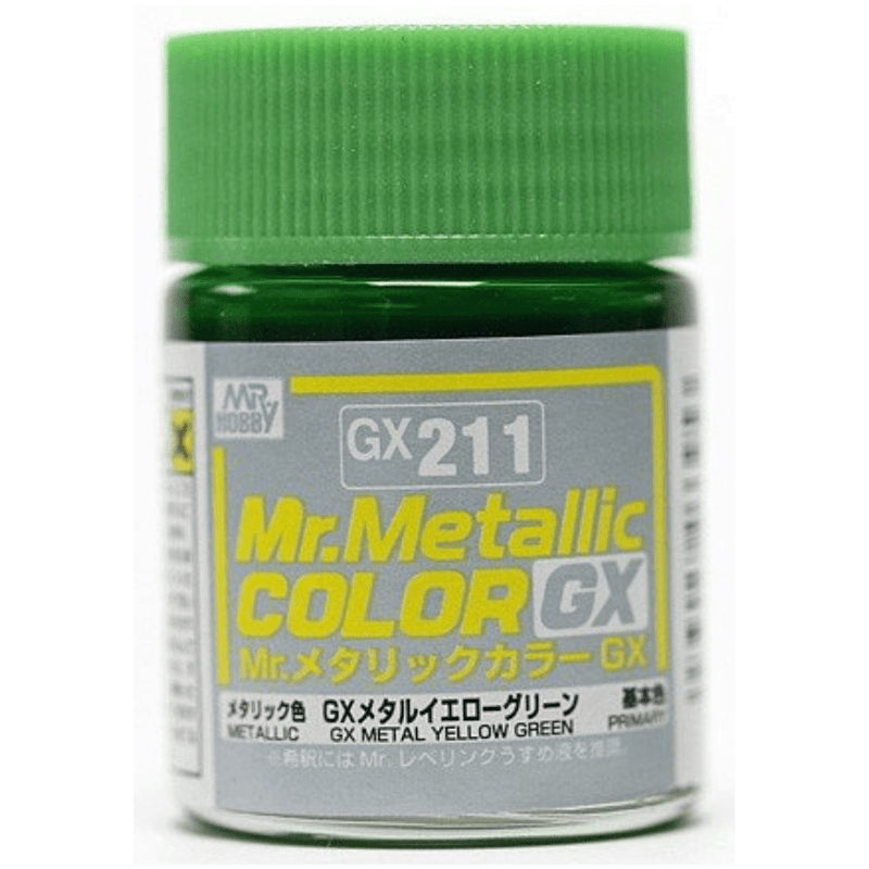Mr. Color GX 211 Metallic Metal Yellow Green 18ml