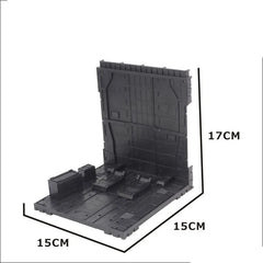 Gundam Gunpla Mecha Hanger - EG/HG/RG/MG with Weapons Rack