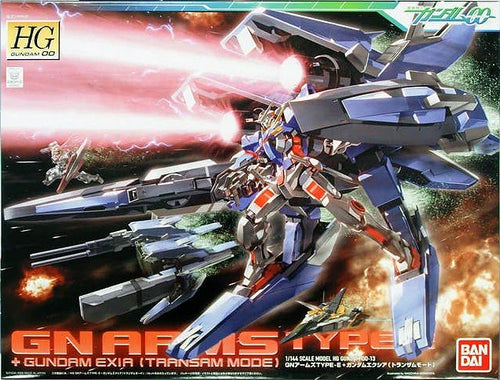 Bandai HG00 1/144 GN Arms Type E + Gundam Exia (Trans-Am Mode) Model Kit