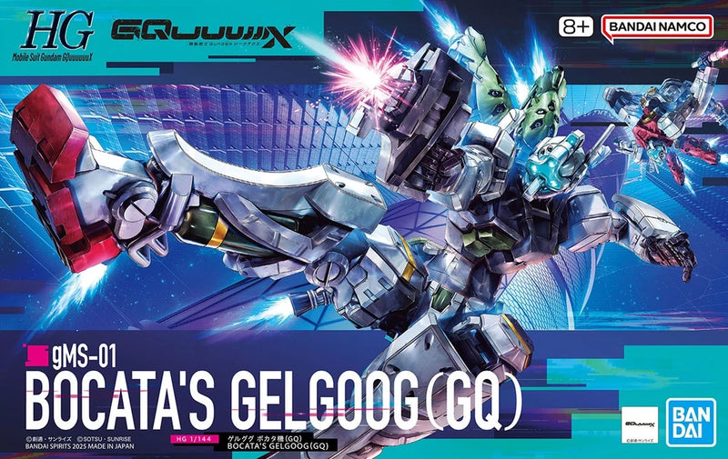 Bandai HGGQ 1/144 gMS-01 Bocata’s Gelgoog GQuuuuuuX Model Kit