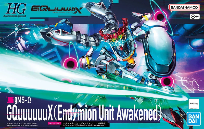 HGGQ #13 1/144 gMS-Ω GQuuuuuuX (Endymion Unit Awakened) Model Kit