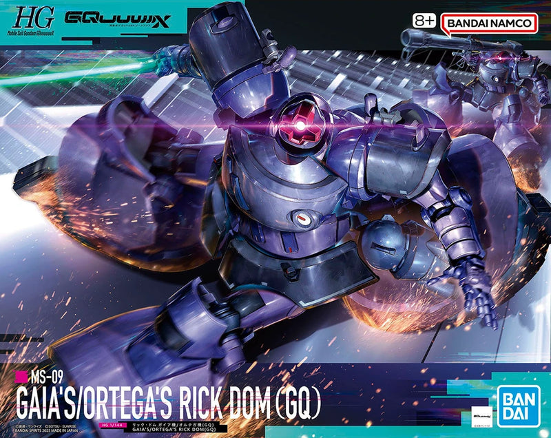 Bandai HGGQ 1/144 MS-09 Gaia's/Ortega's Rick Dom GQuuuuuuX