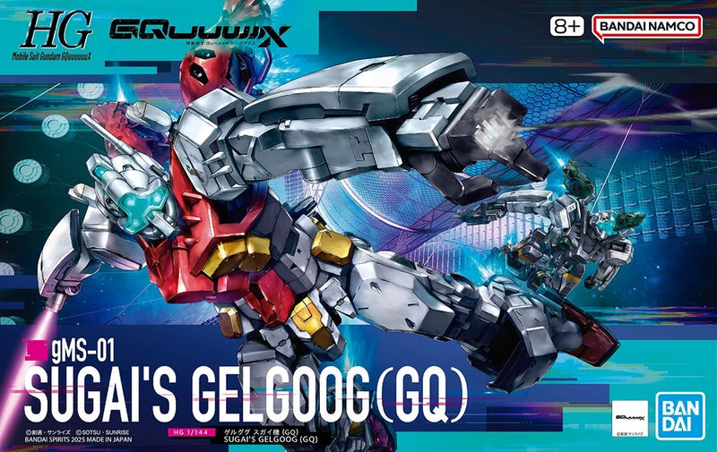 Bandai HGGQ 1/144 gMS-01 Sugai's Gelgoog GQuuuuuuX Model Kit