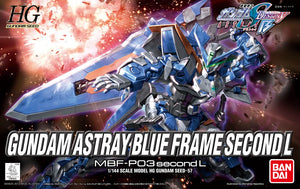 HGSEED 1/144 #57 MBF-P03 Gundam Astray Blue Frame Second L Model Kit