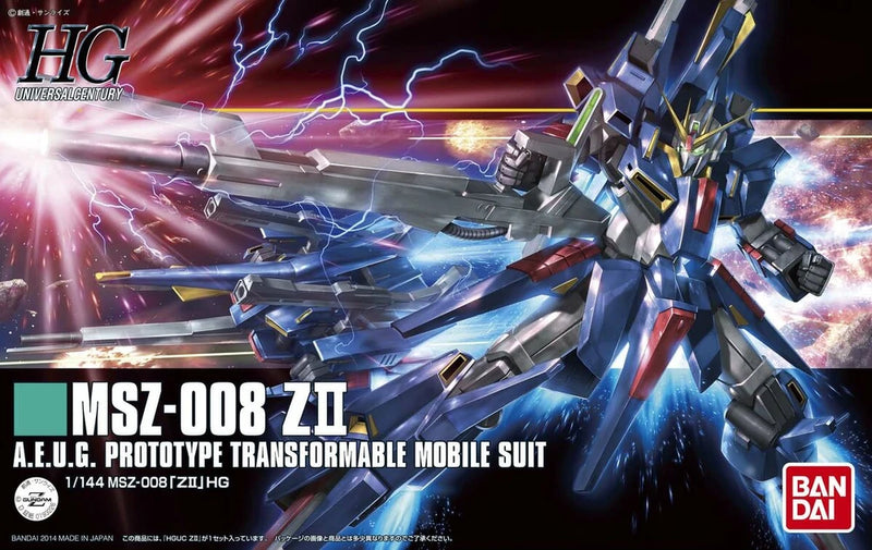 Bandai HGUC #186 MSZ‑008 Zeta II (Z II) 1/144 Model Kit