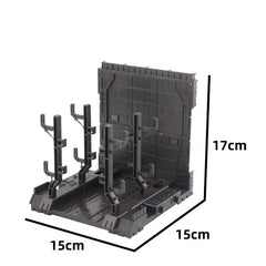 Gundam Gunpla Mecha Hanger - EG/HG/RG/MG with Weapons Rack