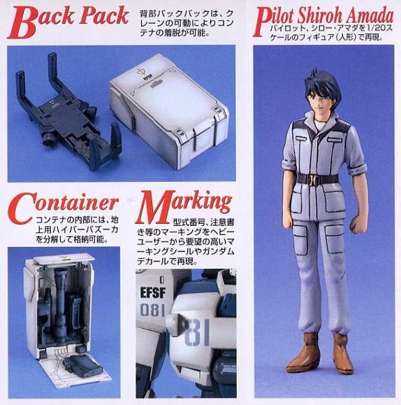 Bandai MG #033 1/100 RX-79[G]Ez-8 Gundam Ez8 Model Kit