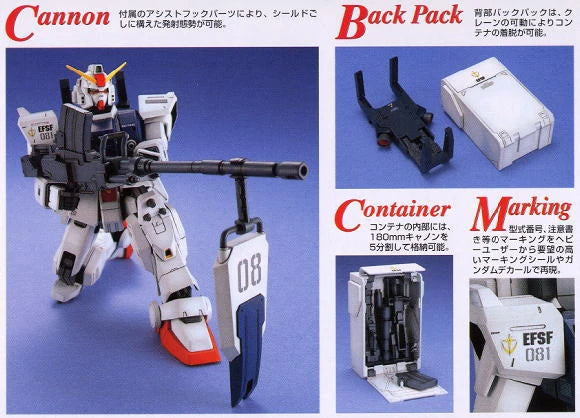 Bandai MG 1/100 RX-79[G] Gundam Ground Type Model Kit