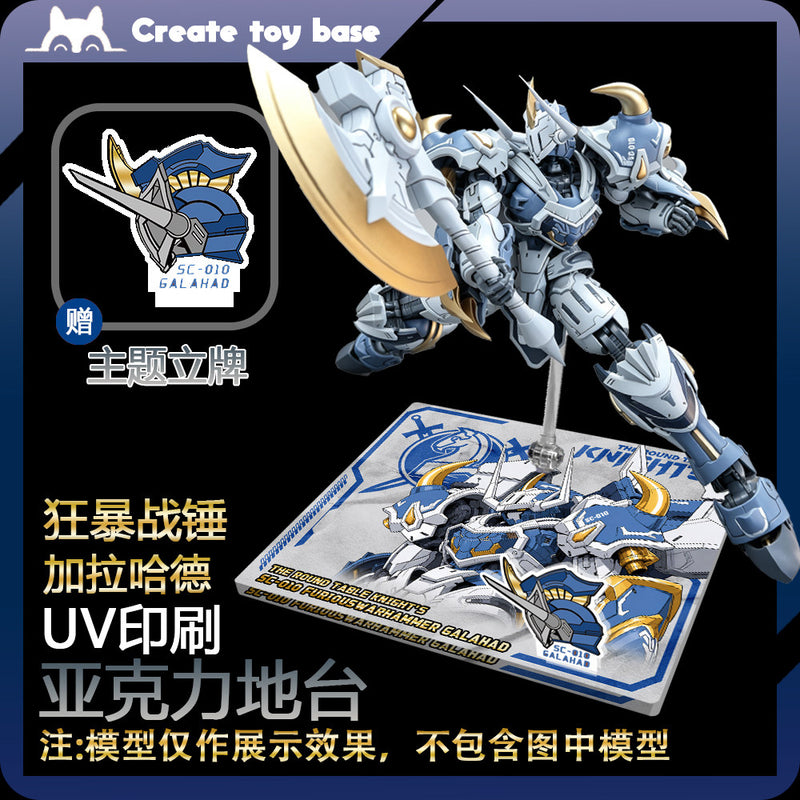 [PREORDER] Create Toy Base SNAA Round Table Knights 1/144 Acrylic Display Stand
