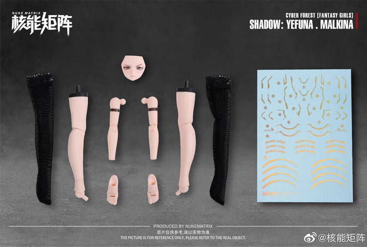 [BACKORDER] Nuke Matrix 1/12 Cyber Forest Fantasy Girls Shadow: Yefuna Malkina