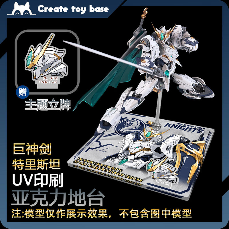 [PREORDER] Create Toy Base SNAA Round Table Knights 1/144 Acrylic Display Stand