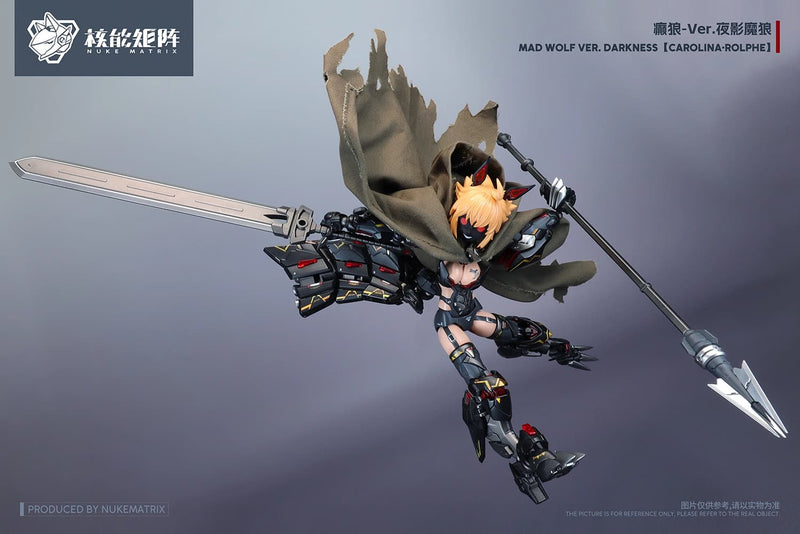 [BACKORDER] Nuke Matrix 1/12 Mad Wolf Ver. Night Shadow Demon Wolf Cyber Forest Fantasy Girls