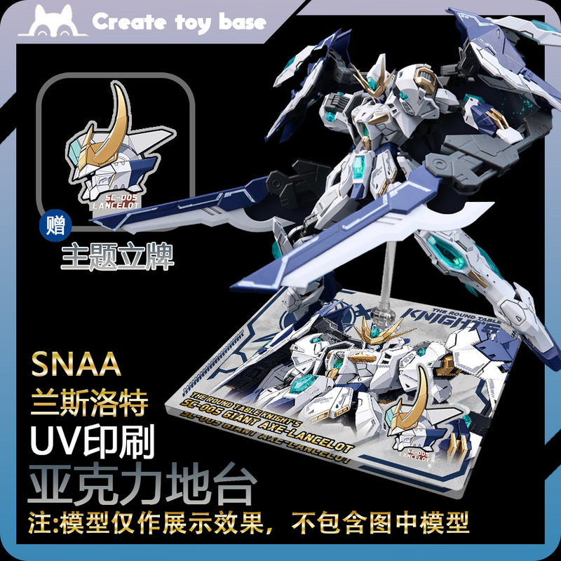[PREORDER] Create Toy Base SNAA Round Table Knights 1/144 Acrylic Display Stand