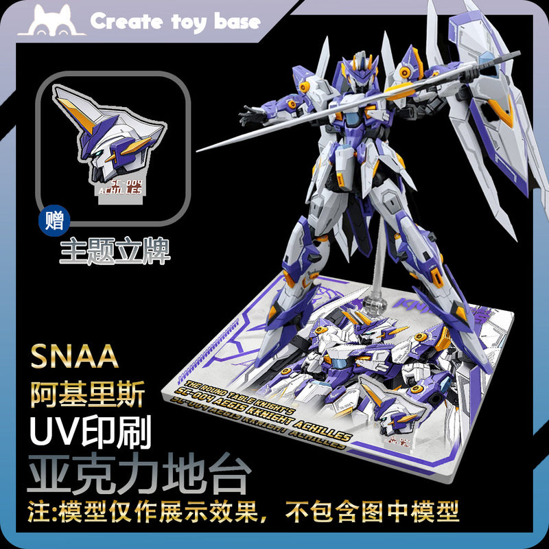 [PREORDER] Create Toy Base SNAA Round Table Knights 1/144 Acrylic Display Stand