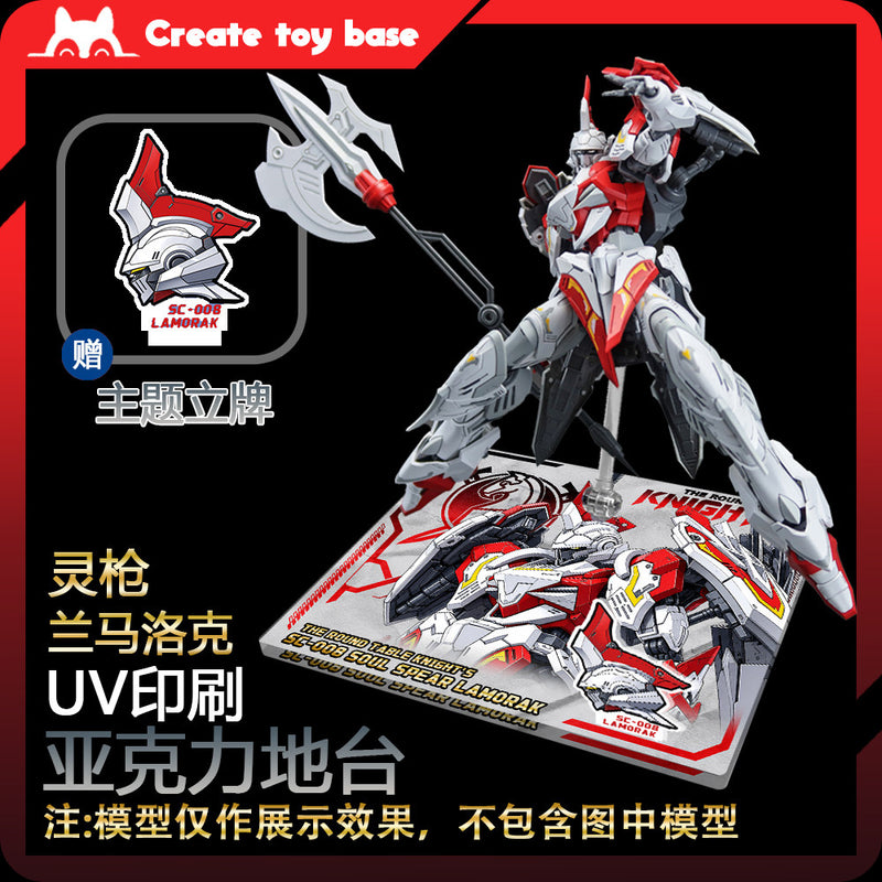 [PREORDER] Create Toy Base SNAA Round Table Knights 1/144 Acrylic Display Stand