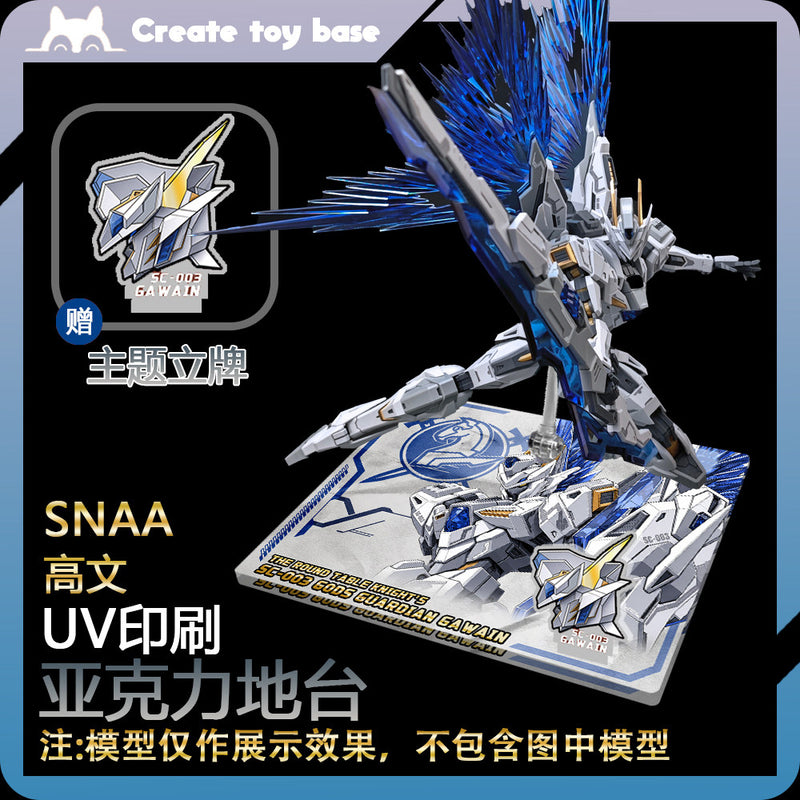 [PREORDER] Create Toy Base SNAA Round Table Knights 1/144 Acrylic Display Stand