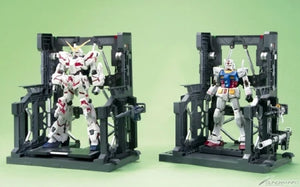 Builders Parts System Base 001 (Gunmetal) - For 1/144 HG & RG Model Kits