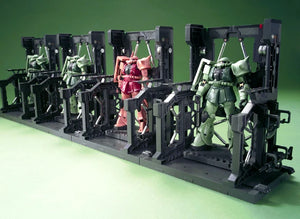 Builders Parts System Base 001 (Gunmetal) - For 1/144 HG & RG Model Kits