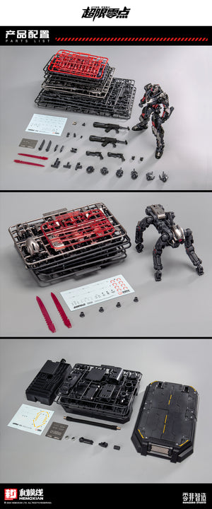 Over Zero Model Kit Line Hemoxian 1/10 UTX-6030 Tastier Over Zero Model Kit | 3rd Party Mecha ...